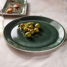 Steelite Vesuvius Burnt Emerald Coupe Plate 20cm/8" (Pack of 12)