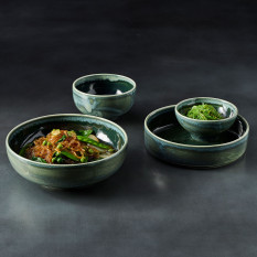 Steelite Aurora Vesuvius Burnt Emerald Rnd Tray 10cm/4" (Pack of 12)