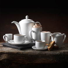 Steelite Simplicity White Harmony Coffeepot 850ml/30oz (Pack of 6)