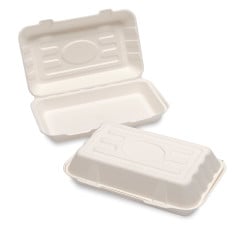 Bagasse Fish & Chip Box Medium 10 Inch (Pack of 250)