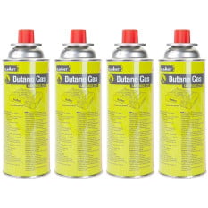 Butane Gas Canister Cartridge Refill 227g (Pack of 4)