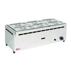 Parry LPG Wet Bain Marie (6 x 1/4 GN)