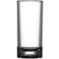 Reusable Polycarbonate Straight Shot Glass 50ml CE Marked (Pack of 6)