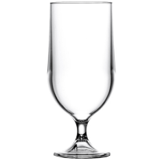 Reusable Polycarbonate Goblet Beer Glass 15oz (Pack of 12)