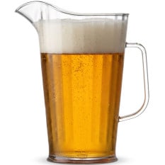 Pitcher Jug Polycarbonate Plastic 2 Pint CE/UKCA Marked (Pack of 4)