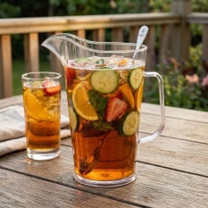 Pitcher Jug Polycarbonate Plastic 2 Pint CE/UKCA Marked (Pack of 4)