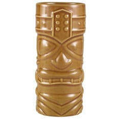 Brown Tiki Cocktail Mug Tall