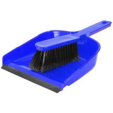 Soft Dustpan & Brush Set Blue