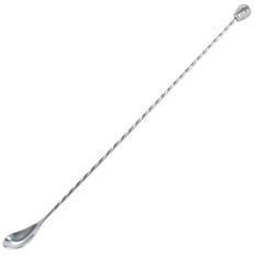 Stainless Steel Bar Spoon With Skull End 40.5cm