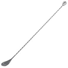 Vintage Bar Spoon With Skull End 40.5cm
