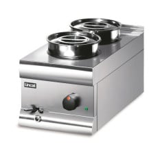 Lincat BS3W Silverlink 600 Electric Countertop Bain Marie Wet Heat (2 x 4.5L Pots)
