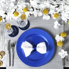 Metallic Dining Table Bundle Blue (Pack of 18)
