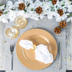 Metallic Dining Table Bundle Gold (Pack of 18)