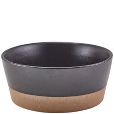 GenWare Kava Black Stoneware Bowl 15.5cm/6" (Pack of 6)
