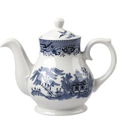 Churchill Vintage Prints Blue Willow Sandringham Teapot 420ml/14.78oz (Pack of 4)