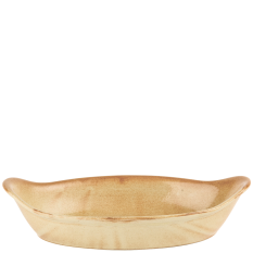Rustico Flame Oval Eared Dish 22cm/8" (Pack of 12)