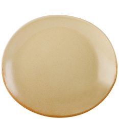 Rustico Flame Bistro Oval Plate 29.5x26cm/11.5x10.25" x 12