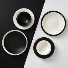 Steelite Folio Concorde Noir Coupe Plate 25.5cm/10" (Pack of 12)
