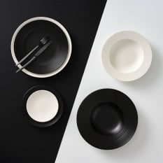 Steelite Folio Concorde Blanc Rim Soup Plate 24cm/9.5" 310ml/11oz (Pack of 12)