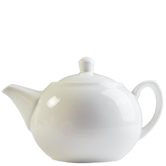 Orion White Ball Shaped Teapot 340ml/12oz