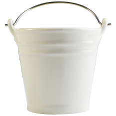 Orion White Orion Presentation Bucket with Handle 10.5cm/4.25" (Pack of 3)
