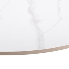 Artisano Calacatta Marble High Gloss Ceramic Round Table Top 600mm