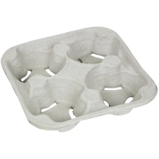 Cardboard Drinks Cup Carrier 4 Cup (Pack of 180)