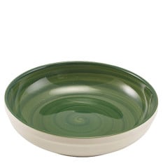 Miro Porcelain Green Coupe Bowl 23cm/9" (Pack of 6)