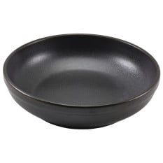 Terra Porcelain Black Coupe Bowl 23cm x 6