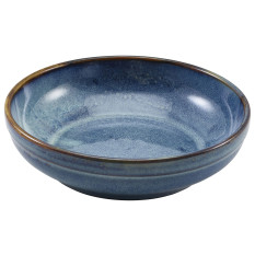Terra Porcelain Aqua Blue Coupe Bowl 20cm x 6