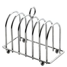 6 Slice Chrome Toast Rack
