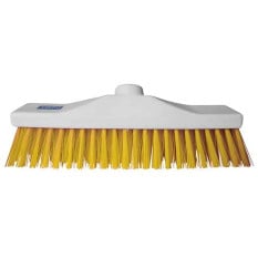 Stiff Sweeping Broom Head 30cm Red