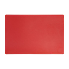 Red Chopping Board Low Density 18" x 12" x 0.5"