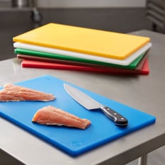Low Density Chopping Board Set Colour Coded 18 x 12" x 0.5" (Set of 6)