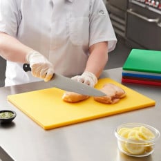 Yellow Chopping Board High Density 18 x 12 x 0.5"