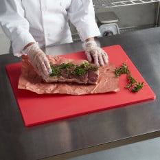 Red Chopping Board High Density 24 x 18 x 0.75"