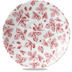 Vintage Prints Cranberry Georgian Tea Saucer 5.5 Inch