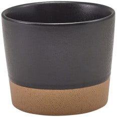 GenWare Kava Black Stoneware Chip Cup 9cm/3.5" 285ml/10oz (Pack of 6)