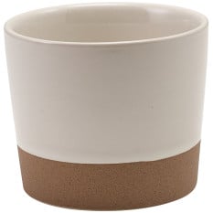 GenWare Kava White Stoneware Chip Cup 9cm/3.5" 285ml/10oz (Pack of 6)