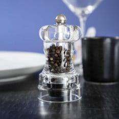 Acrylic Salt & Pepper Grinder 10cm/4"