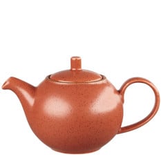 Churchill SSOSSB151 Stonecast Orange Beverage Pot 42.6cl 10.5cm