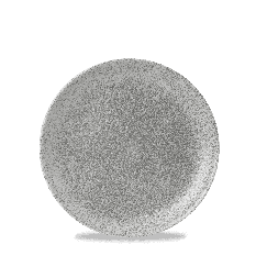 Raku Jasper Grey Evolve Coupe Plate 6.5 Inch
