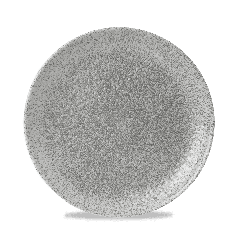 Raku Jasper Grey Evolve Coupe Plate 8.67 Inch