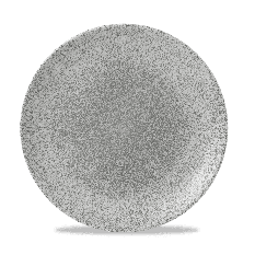 Raku Jasper Grey Evolve Coupe Plate 10.25 Inch