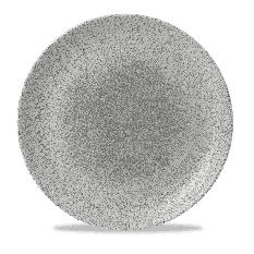 Raku Jasper Grey Evolve Coupe Plate 11.25 Inch