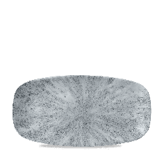 Stone Pearl Grey Chefs Oblong Plate 11.75 x 6 Inch