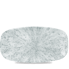 Stone Pearl Grey Chefs Oblong Plate 13.87 x 7.37 Inch