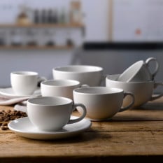 Churchill Café White Cappuccino Coffee Cup 170ml/6oz (Pack of 12)