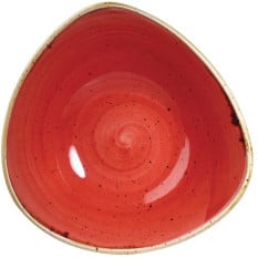 Churchill Stonecast Berry Red Lotus Bowl 23.5cm/9.25" 600ml/21.12oz (Pack of 12)"