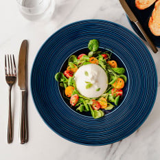 Steelite Folio Concorde Midnight Blue Rim Pasta Bowl 28.5cm/11" (Pack of 12)